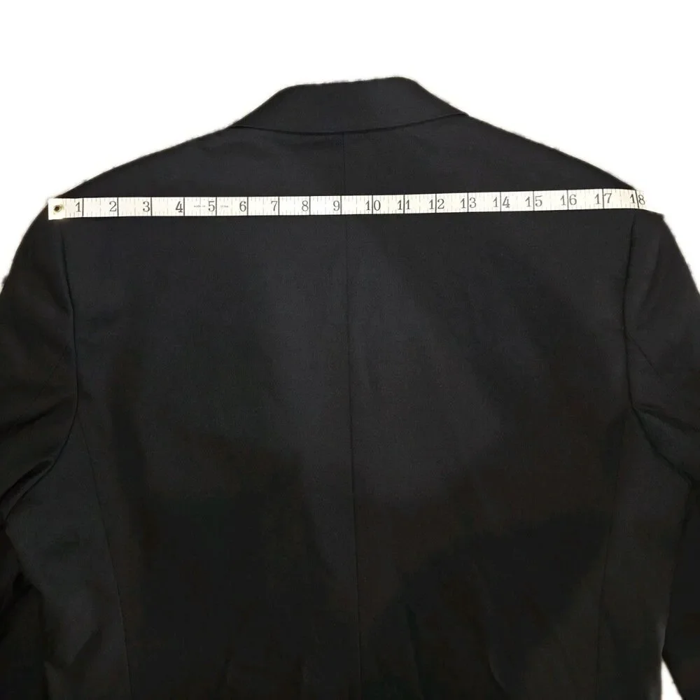 Claiborne Blazer Jacket Mens Size 40 Black, Lined, Never Worn